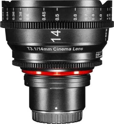 Samyang XEEN 14mm T3.1 Cinema Lens Sony E-Mount (Metric) - Image 1 of 4