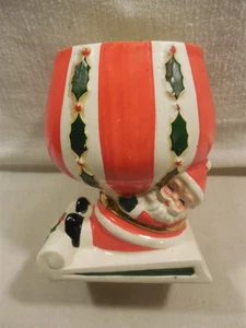 Vintage Rubens Originale Giappone Ceramica Babbo Natale su Slitta Fioriera 225 - Foto 1 di 9