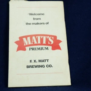 Libro de Programa Vintage F. X. Matt Brewing Company 82a Convención Condado de Oneida Nueva York - Imagen 1 de 7