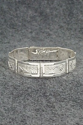 Sterling Silver Link Bracelet - Alanzo Mariano - Image 1 of 4