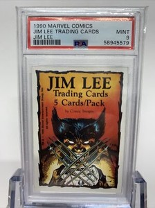 1990 Comic Images Jim Lee Set Header Card  PSA 9 Low Pop only 1 NONE HIGHER