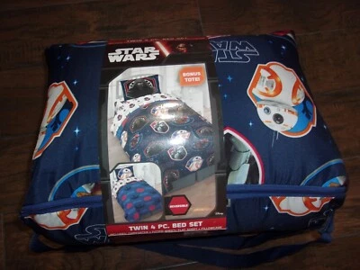 全新无标签迪士尼星球大战双床 4 件套被褥床套装 — 第 1/3 张图片