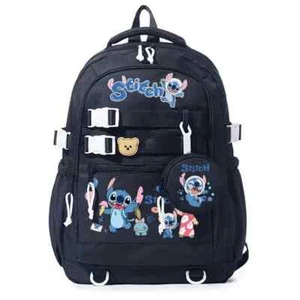 Disney Lilo Stitch Popular Children Teenagers School Bag Large Capacity - Picture 1 of 8