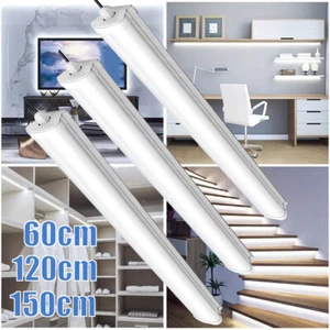 Tubos LED lámpara de habitación húmeda 60/120/150CM taller lámpara de oficina lámpara de techo DHL - Imagen 1 de 15