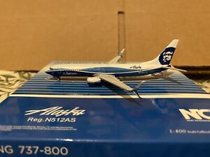 NG MODELS 1:400 ALASKA “BOEING LIVERY WITH SCIMITAR WINGLETS” B737-890S N512AS