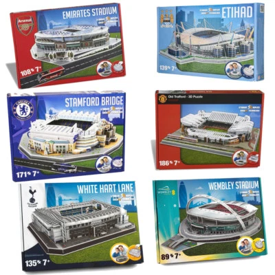 Football 3D Puzzles Latest Stadium Arsenal Chelsea Madrid Official Licensed - Image 1 of 2