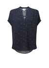 TOG 24 NELLIE WOMENS SHIRT - DARK INDIGO SPOT SIZE 8 NEW WITH TAGS ON