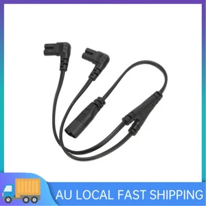 IEC320 C8 To Dual C7 Cord Male To Female 1 In 2 Out AC Power Splitter Cable For. - Picture 1 of 12