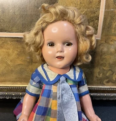 Шикарная винтажная композиция 1930-х 13 дюймов идеальная кукла Ginger - Изображение 1 из 4