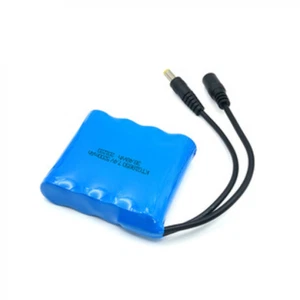 Li-Lon Battery 7.4V Large Capacity 2S2P Rechargeable Battery Pack DC Plug Cable - Picture 1 of 11
