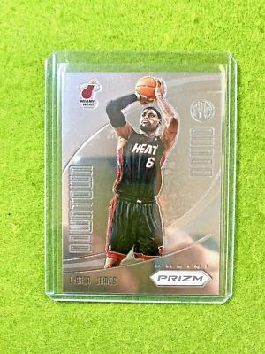 LeBron James 1st PRIZM CARD JERSEY #6 HEAT 2012 Prizm LEBRON JAMES DOWNTOWN CAVS - Image 1 of 4