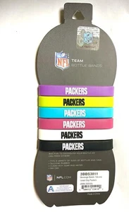 Green Bay Packers Beverage BOTTLE & CAN Bands Silicone Bracelet NFL - Picture 1 of 4