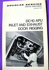 McDonnell Douglas Brochure DC-10 Inlet + Exhaust Door Rigging 24 pages - Picture 1 of 4