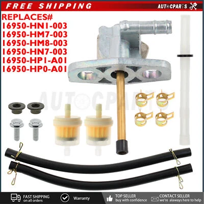 Nuevo interruptor de válvula Petcock de gas combustible para Honda Rancher 350 TRX350TM 2x4 2004-2006 Foto 1 de 4