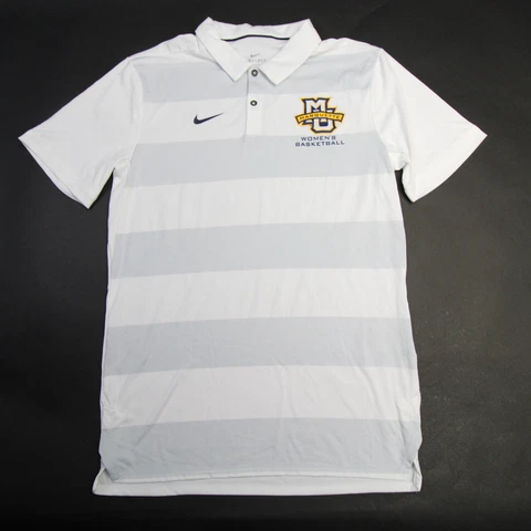 Marquette Golden Eagles Nike Polo Men's White/Light Gray Used Cover