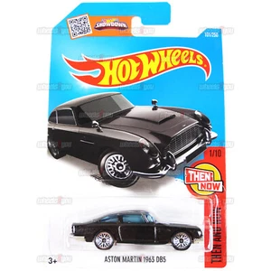 2016 Hot Wheels ASTON MARTIN 1963 DB5 #101 black - Then and Now - HW 1:64 DHX74 - Picture 1 of 2