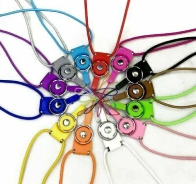 10 PIEZAS Desmontable Teléfono Celular Móvil Cuello Cordón Correa Tarjeta de Identificación Llavero Soporte