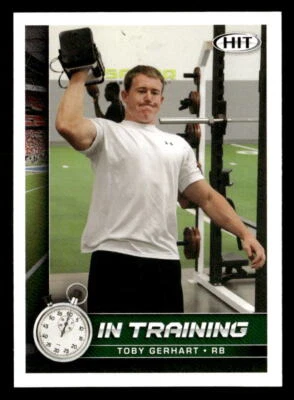 Toby Gerhart 2010 SAGE HIT In Training  Card #75 Stanford Cardinal - Image 1 of 2