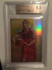 2012-13 Panini Select JONAS VALANCIUNAS GOLD RC BGS 9.5 PRIZM 3/10 HOT ROOKIE 10