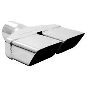 MBRP T5118 Acero Inoxidable Rectangular 2.5 pulgadas Ajuste Universal Doble Punta de Escape Atornillado - Imagen 1 de 2