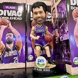 Vlade Divac Bobblehead Sacramento Kings NBA Basketball New In Box - Picture 1 of 6