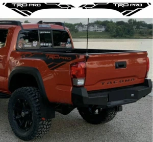 Toyota Tacoma TRD PRO 2016-2021 side bed Vinyl Decals graphics rally stickers - Picture 1 of 4