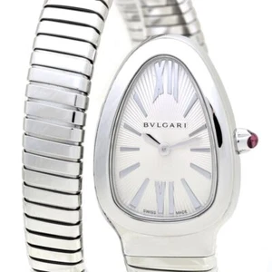 BVLGARI Serpenti Tubogas Large 101828 SP35C6SS.1T SP35S Women's Watch /39768 - Picture 1 of 9