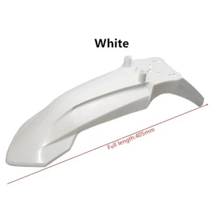 Front Fender 15.94inch White Plastic Mudguard For KTM50 SX Mini Motorcross Bike - Picture 1 of 10
