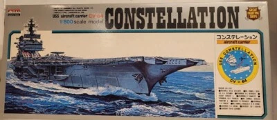Vintage ARII USS Constellation CV 64  Carrier 1/800 Scale Model # A127-1800 - Image 1 of 4