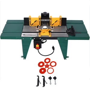 Electric Benchtop Router Table Wood Working Craftsman Tool Aluminium 6-inch Base - Picture 1 of 12