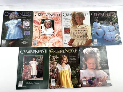 Creative Needle Magazines w/patterns 1994-1997 Lot of 7 - Image 1 of 4
