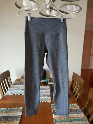Lululemon Womens Align Leggings Sz 6 HR Gray Grey Heathered Herringbone 25 In - Image 1 of 4