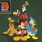 Vtg 1990s Disney Mickey Unlimited Green Cotton 2XL T-Shirt. Goofy Pluto Donald