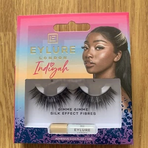Falsche Wimpern Eylure Indiyah Gimme Gimme Seideffekt Fasern volle wispy Wimpern - Bild 1 von 8