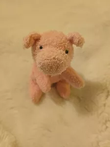 Russ Home Buddies PINK TERRY HAMLET PIG Plush Stuffed Bean Bag 1996 Fast Shippin - Picture 1 of 7