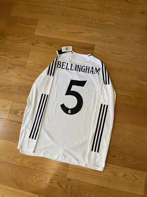 Auténtica camiseta local Adidas Real Madrid JUDE BELLINGHAM 2024/25 (Talla Grande) Foto 1 de 4