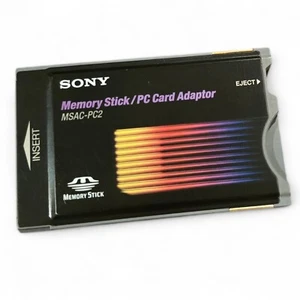 Sony MSAC-PC2 Memory Stick / PC Card Adaptor for Memory Stick PCMCIA, Preowned - Bild 1 von 2