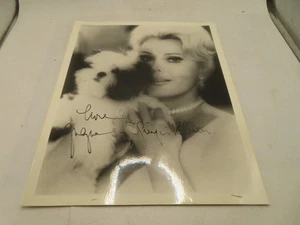 Zsa Zsa ZsaZsa Gabor B W handsigniertes Foto 8 x 10 ZOLL - Bild 1 von 2