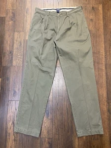 Vintage Polo Jeans Co. Ralph Lauren Chino Pants Mens 36x34 Pleated Baggy Y2K - Picture 1 of 9