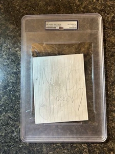 Michael Jackson Signed Cut PSA DNA Certified Autograph Rare Auto - Picture 1 of 3