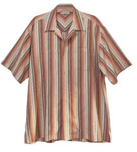 Tommy Bahama Mens 100% Silk Button Up Shirt Size L short sleeve lknu - Picture 1 of 4