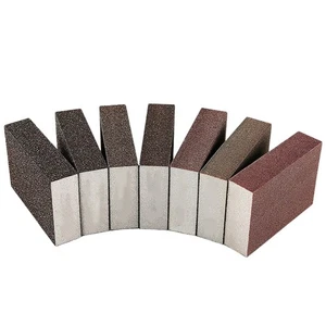 6 Stück doppelseitige verschleißfeste Schwamm Sandblöcke für den professione - Picture 1 of 53