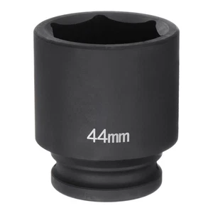 uxcell Deep 6-Point Impact Socket, 3/4" Drive, 44mm Metric 40Cr Alloy Steel Spin - Picture 1 of 6
