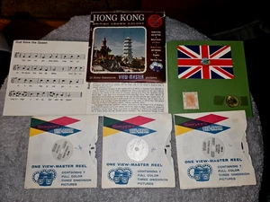 1949 Hong Kong British Crown Colony Sawyers View-Master 3 Pack - Bild 1 von 1