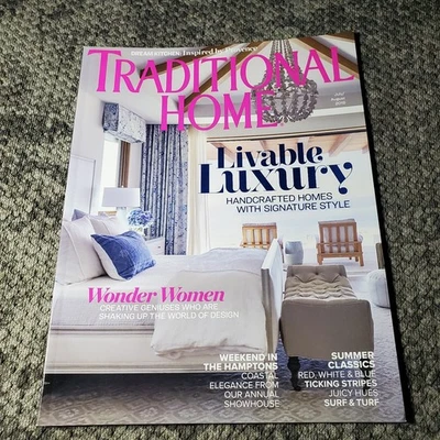 Traditional Home Magazine July August 2019 Livable Luxury Kravet - Image 1 of 2