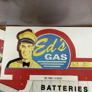 Diorama Szene 40er Jahre Eds Tankstelle Sammlerstück Kunst *nie fertiggestellt - Bild 1 von 11