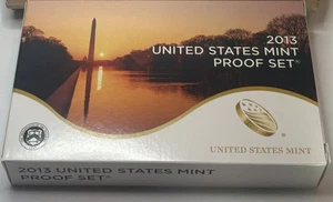 Juego de prueba 2013-S US Mint con certificado de autenticidad y caja 14 monedas Estados Unidos - Imagen 1 de 3