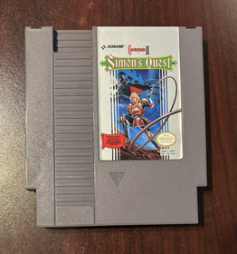 Castlevania II Simon's Quest (Nintendo NES) Working Authentic w/ Dust Cover