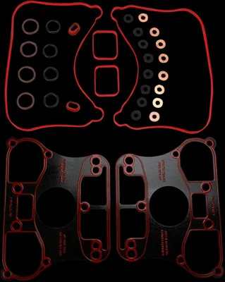 James Rocker Box Cover Gasket Kit w RCM Base Harley Sportster 883 07-08 - Image 1 of 3