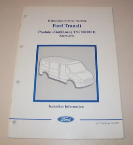 Técnico Información Ford Transit - Carrocería - Año Modelo 2000! - Imagen 1 de 1